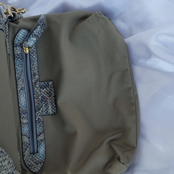 GILI Green Blue Snakeskin Handbag!! - Picture 9 of 15